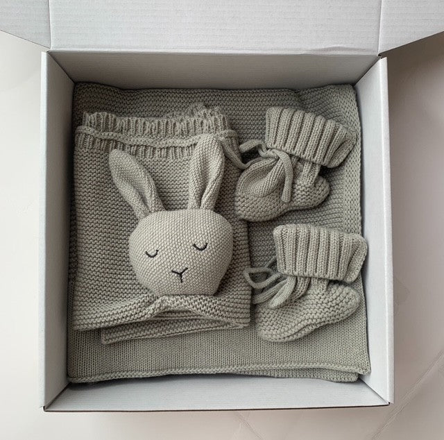 Personalised Bunny Security Blanket & Booties