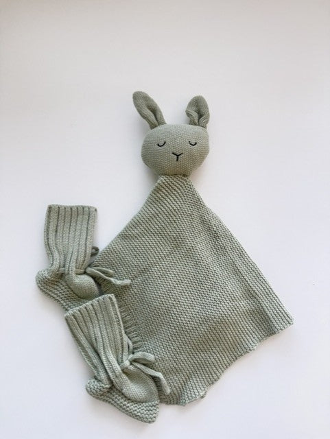 Personalised Bunny Security Blanket & Booties