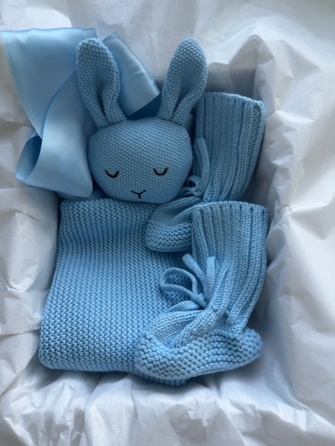 Personalised Bunny Security Blanket & Booties