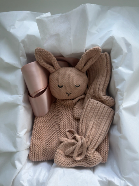 Personalised Bunny Security Blanket & Booties